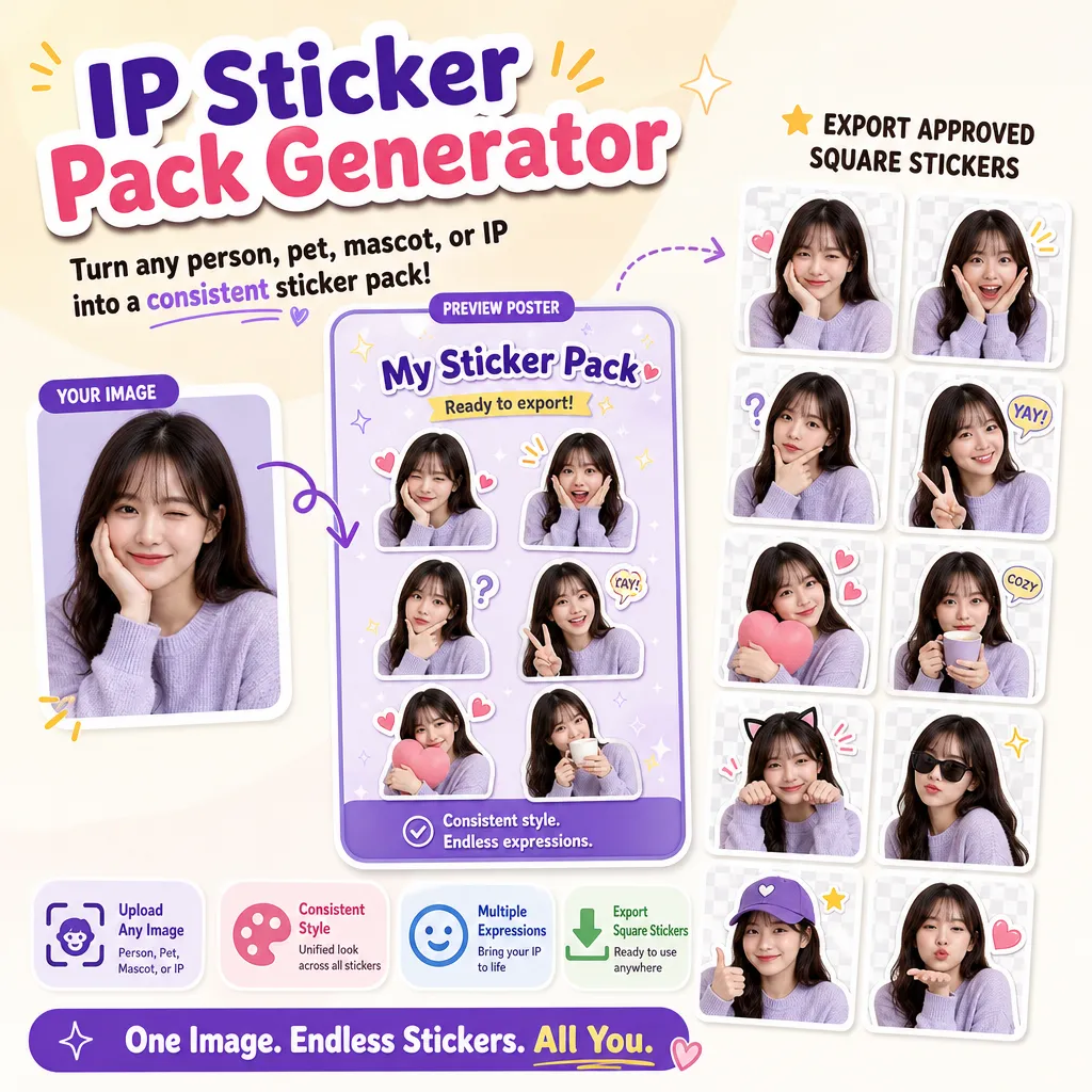 IP Sticker Pack Generator avatar