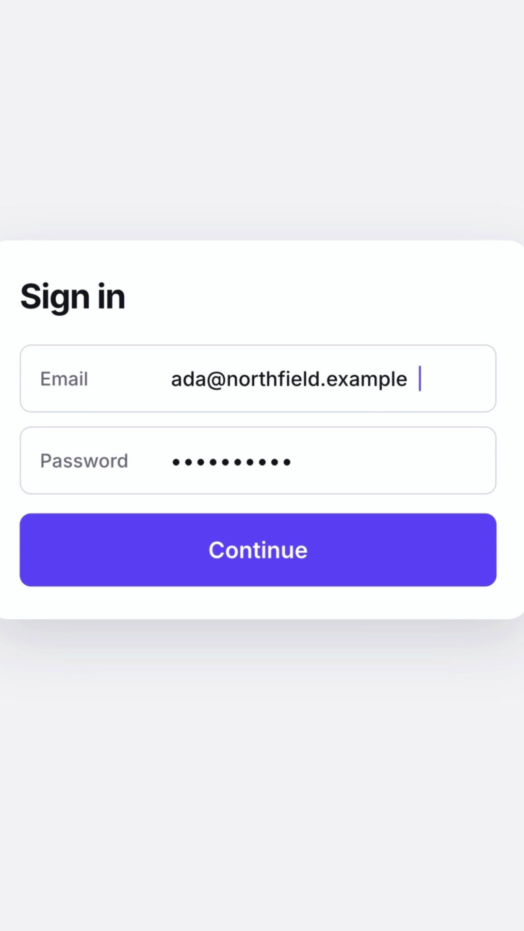 Velocity-Matched UI Sting avatar
