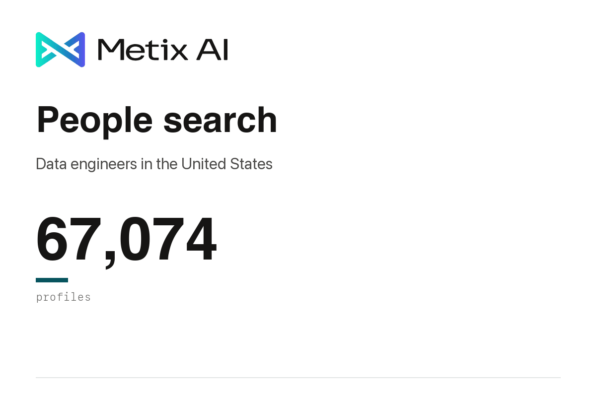Metix AI People Search avatar