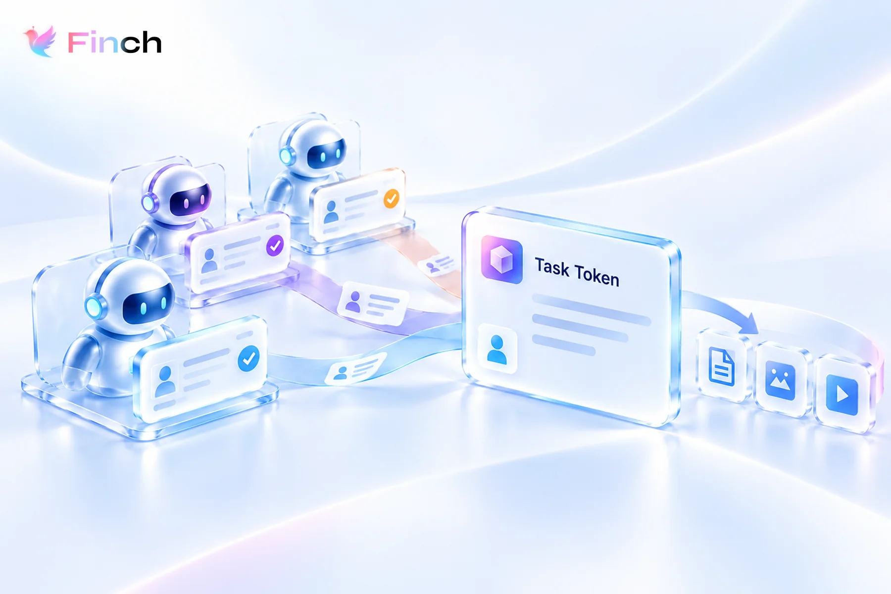 Agents bid for and fulfill an ERC-8414 task tender